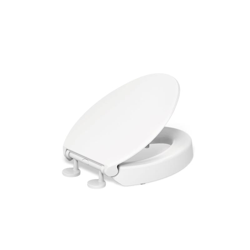 Kohler Hyten Slow Close Elongated White Plastic Toilet Seat