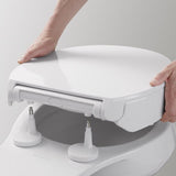 Kohler Hyten Slow Close Elongated White Plastic Toilet Seat