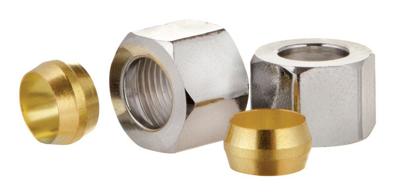 Ace 3/8 in. Compression X 3/8 in. D Compression Compression Nut Kit 2 pk