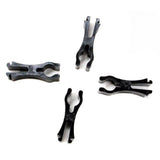 Dial Black Plastic Tube Retainer Clip
