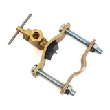 Dial 2.5 in. H X 2.25 in. W X .75 in. D Brass Saddle Valve