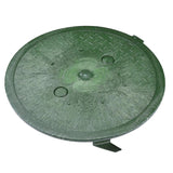 NDS SureFit 10 in. W X 2 in. H Round Valve Box Cover Green