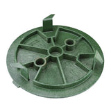 NDS SureFit 10 in. W X 2 in. H Round Valve Box Cover Green