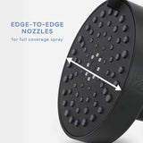 Danco Seventy Matte Black 4 settings Showerhead 1.8 gpm