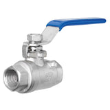 Homewerks Worldwide 1/2 in. Stainless Steel FIP Ball Valve Full Port Lever
