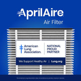 AprilAire 20 in. W X 25 in. H X 4 in. Synthetic Fiber 13 MERV Pleated Air Cleaner Cabinet Air Filter