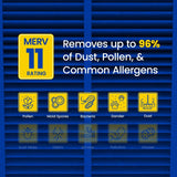 AprilAire 20 in. W X 25 in. H X 4 in. Synthetic Fiber 11 MERV Pleated Air Filter 1 pk
