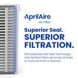 AprilAire 16 in. W X 25 in. H X 4 in. Synthetic Fiber 11 MERV Pleated Air Cleaner Cabinet Air Filter