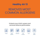 AprilAire 16 in. W X 25 in. H X 4 in. Synthetic Fiber 13 MERV Pleated Air Cleaner Cabinet Air Filter