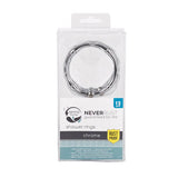 Zenna Home Chrome Silver Metal Shower Curtain Rings 12 pk