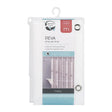 Zenna Home 72 in. H X 70 in. W Frosted Shower Curtain Liner PEVA