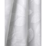 Zenna Home 72 in. H X 70 in. W White Just Leaves Shower Curtain PEVA