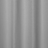 Zenna Home 72 in. H X 70 in. W Grey Spa Waffle Shower Curtain Fabric
