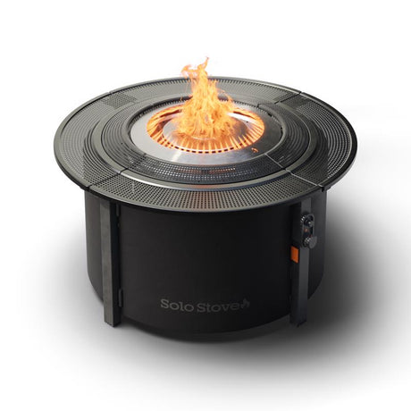 Solo Stove Infinity Flame 42 in. W Steel Round Natural Gas or Propane Fire Pit