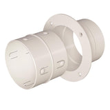 Deflect-O EZ Dock 4 in. D White Plastic Dryer Clean Out Connector