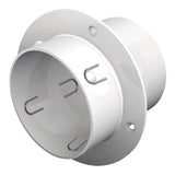 Deflect-O EZ Dock 4 in. D White Plastic Dryer Clean Out Connector
