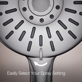 Kohler Bellerose Polished Chrome Plastic 3 settings Showerhead Combo 1.75 gpm