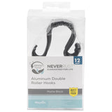 Zenna Home Black Metal Shower Hooks 12 pk