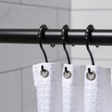 Zenna Home Black Metal Shower Hooks 12 pk