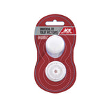 Ace Toilet Bolt Caps White Matte Plastic For Universal
