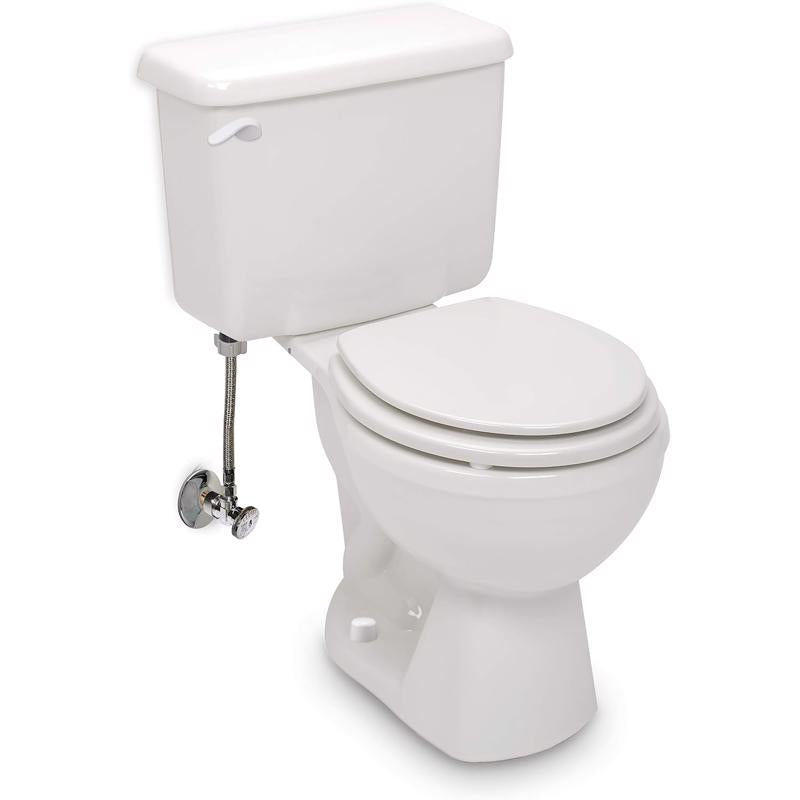 Ace Toilet Bolt Caps White Matte Plastic For Universal