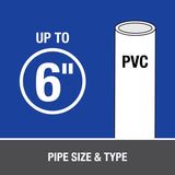 Oatey Blue Solvent Cement For PVC 4 fl. oz.