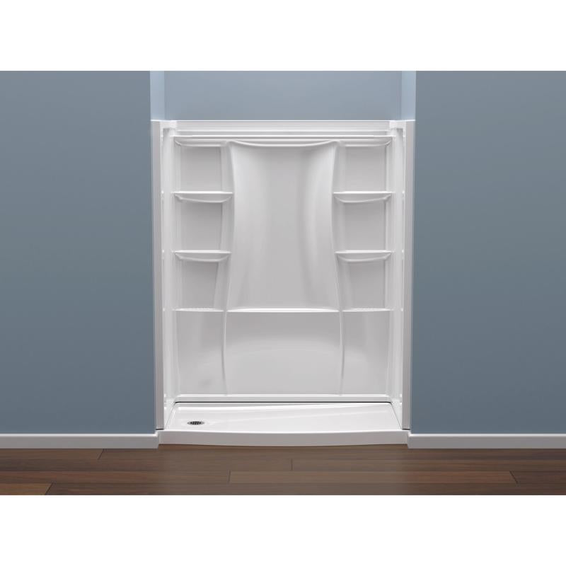 Delta Classic 500 73-1/4 in. H X 32 in. W X 60 in. L White Shower Wall Set