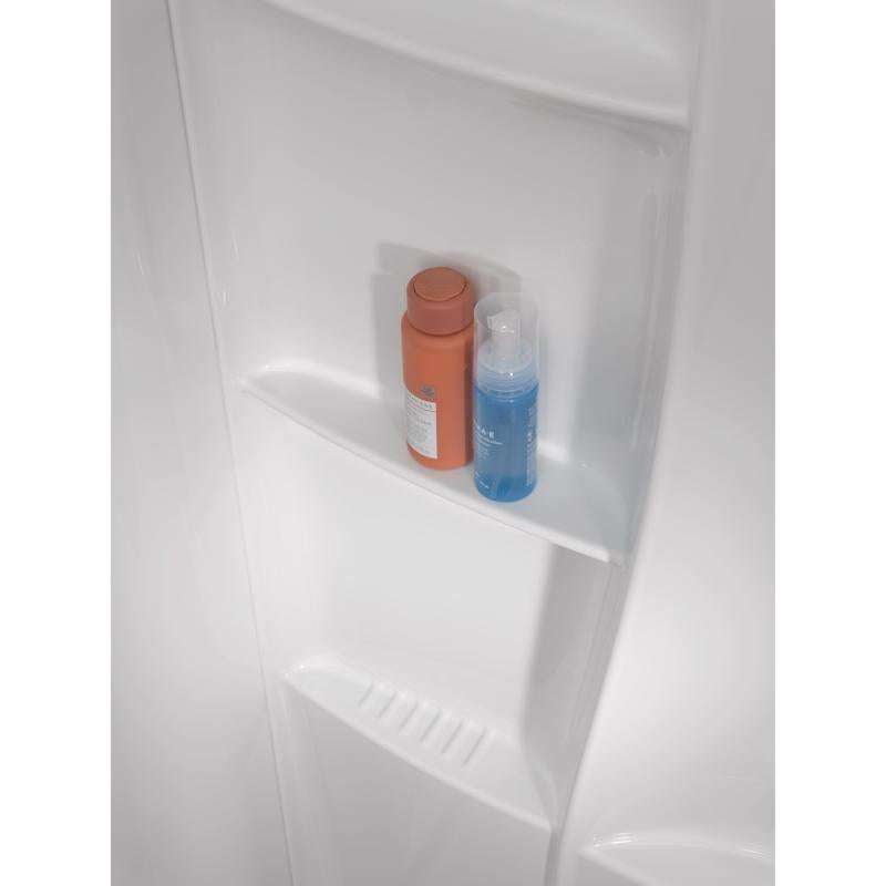 Delta Classic 500 73-1/4 in. H X 32 in. W X 60 in. L White Shower Wall Set