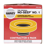 Harvey Wax Ring with Flange Petroleum Wax For Universal