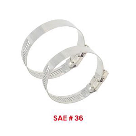 Power Sentry Green Life Distribution 1-3/8 in. to 2-3/4 in. SAE 36 Hose Clamp Stainless Steel Band