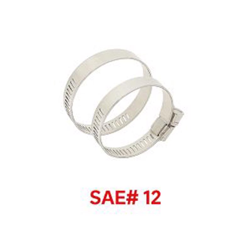 Power Sentry Green Life Distribution 5/8 in. to 1-1/4 in. SAE 12 Hose Clamp Stainless Steel Band