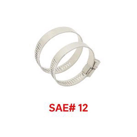 Power Sentry Green Life Distribution 5/8 in. to 1-1/4 in. SAE 12 Hose Clamp Stainless Steel Band