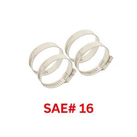 Power Sentry Green Life Distribution 3/8 in. to 5/8 in. SAE 16 Hose Clamp Stainless Steel Band