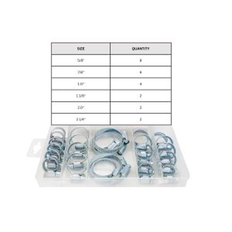 Power Sentry Green Life Distribution 3/8 in to 2-1/4 in. SAE 16 Hose Clamp Stainless Steel Band