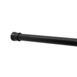 Zenna Home Adjustable Shower Rod 86 in. L Matte Black