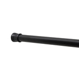 Zenna Home Adjustable Shower Rod 86 in. L Matte Black