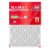 Ace 16 in. W X 24 in. H X 1 in. Polypropylene 11 MERV Pleated Air Filter 1 pk