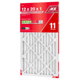 Ace 12 in. W X 20 in. H X 1 in. Polypropylene 11 MERV Pleated Air Filter 1 pk