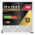 Ace 12 in. W X 12 in. H X 1 in. Polypropylene 13 MERV Pleated Air Filter 1 pk
