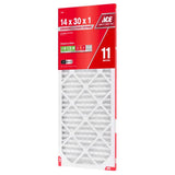 Ace 14 in. W X 30 in. H X 1 in. Polypropylene 11 MERV Pleated Air Filter 1 pk