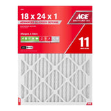 Ace 18 in. W X 24 in. H X 1 in. Polypropylene 11 MERV Pleated Air Filter 1 pk