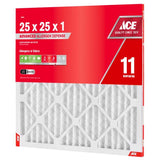 Ace 25 in. W X 25 in. H X 1 in. Polypropylene 11 MERV Pleated Air Filter 1 pk