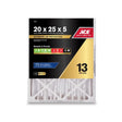 Ace 20 in. W X 25 in. H X 5 in. Polypropylene 13 MERV Pleated Air Filter 1 pk