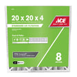 Ace 20 in. W X 20 in. H X 4 in. Polypropylene 8 MERV Pleated Air Filter 1 pk