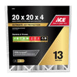 Ace 20 in. W X 20 in. H X 4 in. Polypropylene 13 MERV Pleated Air Filter 1 pk