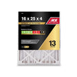 Ace 16 in. W X 25 in. H X 4 in. Polypropylene 13 MERV Pleated Air Filter 1 pk