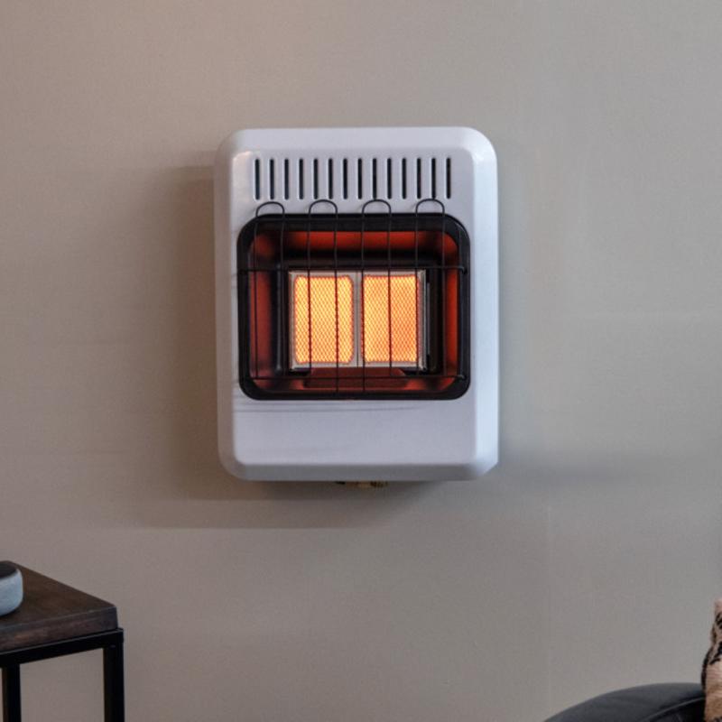 Mr. Heater 300 sq ft 10000 BTU Natural Gas/Propane Wall Heater