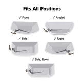 Korky Tank Lever Black/Silver Brushed Nickel For Universal