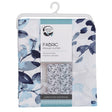 Zenna Home 72 in. H X 70 in. W Blue Botantical Shower Curtain Fabric