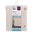 Zenna Home 71 in. H X 70 in. W Bone Shower Curtain Liner PEVA